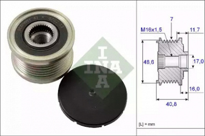 WILMINK GROUP wg1253656 -  Механизм свободного хода генератора